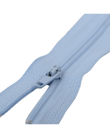 Fine zipper Polyester N°2 sky blue
