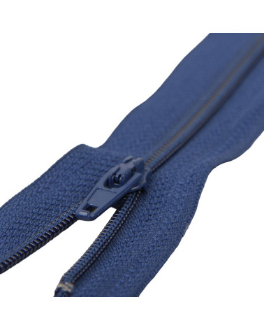 Fine closure Polyester N°2 French blue