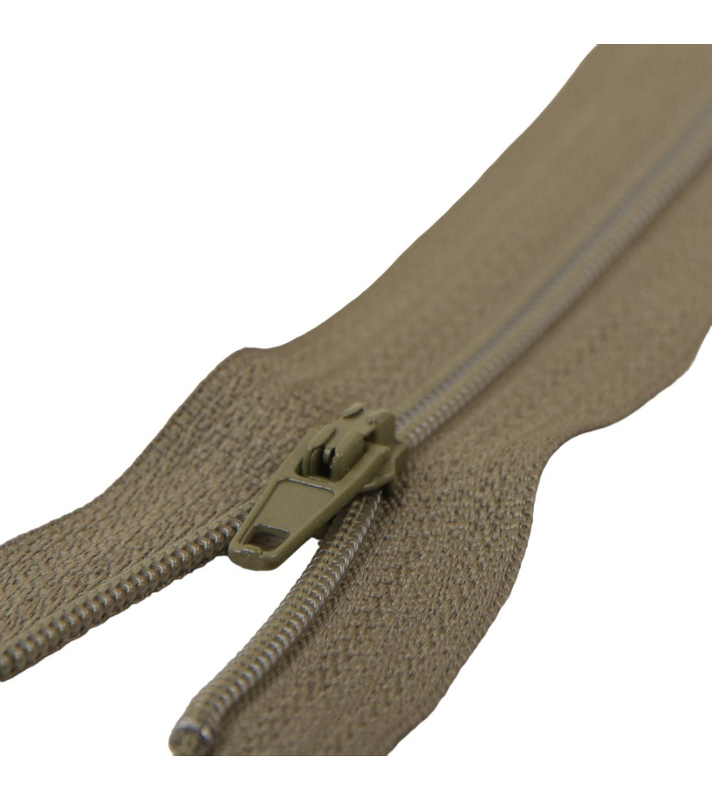 Fine closure Polyester N°2 khaki
