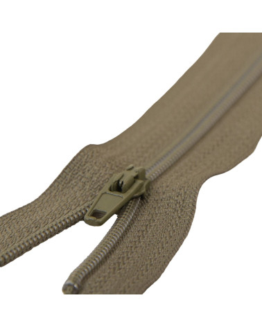 Fermeture fine Polyester N°2 kaki