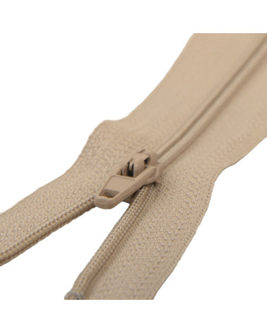 Fine zipper Polyester N°2 antelope beige