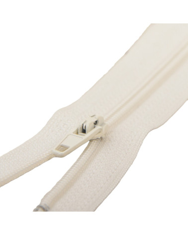 Fine closure Polyester N°2 ivory color