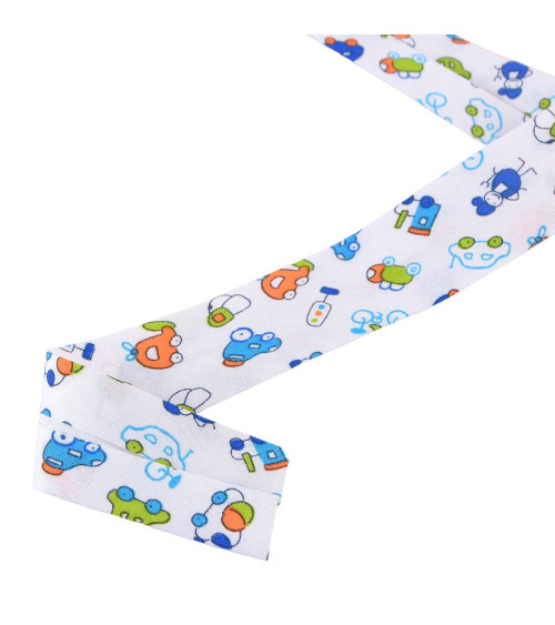 Reel of car bias 25m Roy Blue 20mm