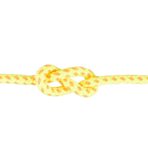 Bobine cordon fluo 25m jaune fluo 3mm