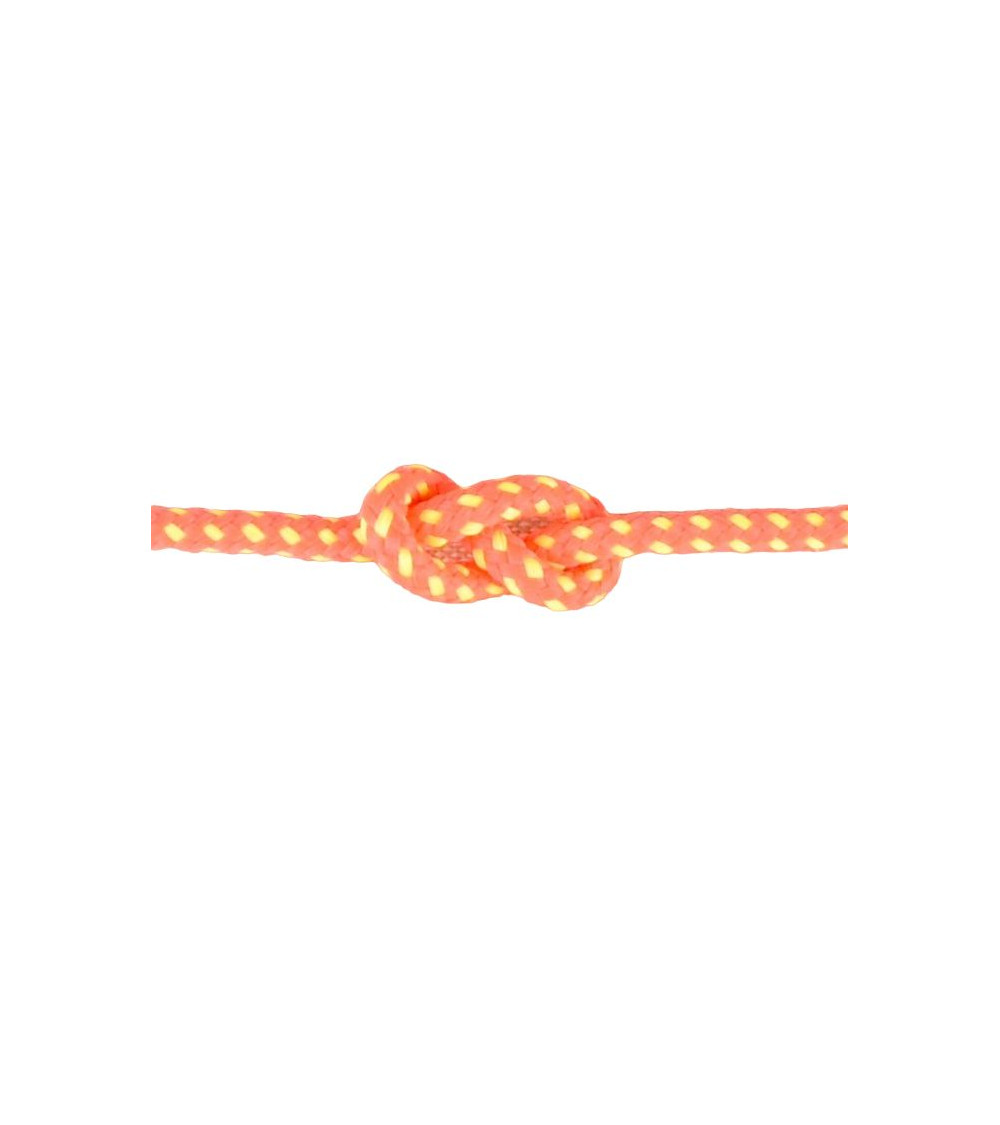 Spule aus fluofarbenem Seil, 25 m, fluofarbenes Rosa, Orange, 3 mm