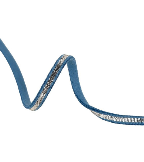 Spaghetti elastic spool 25m duck blue