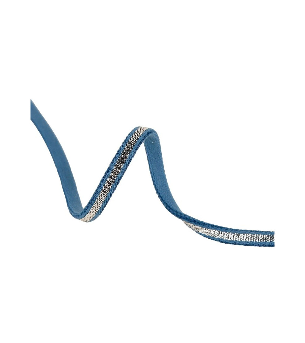 Spaghetti elastic spool 25m duck blue