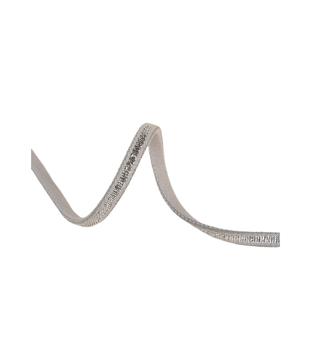 Bobina elastica per spaghetti 25m grigio chiaro