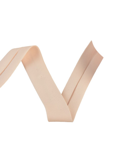 Reel bias organic fabric gots 25m salmon 20mm