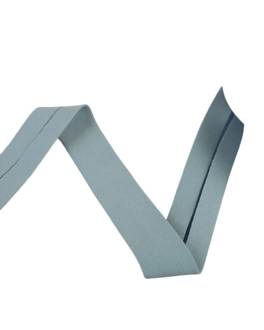 Reel bias organic fabric gots 25m lavender blue 20mm