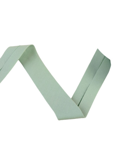 Reel bias organic fabric gots 25m light khaki green 20mm