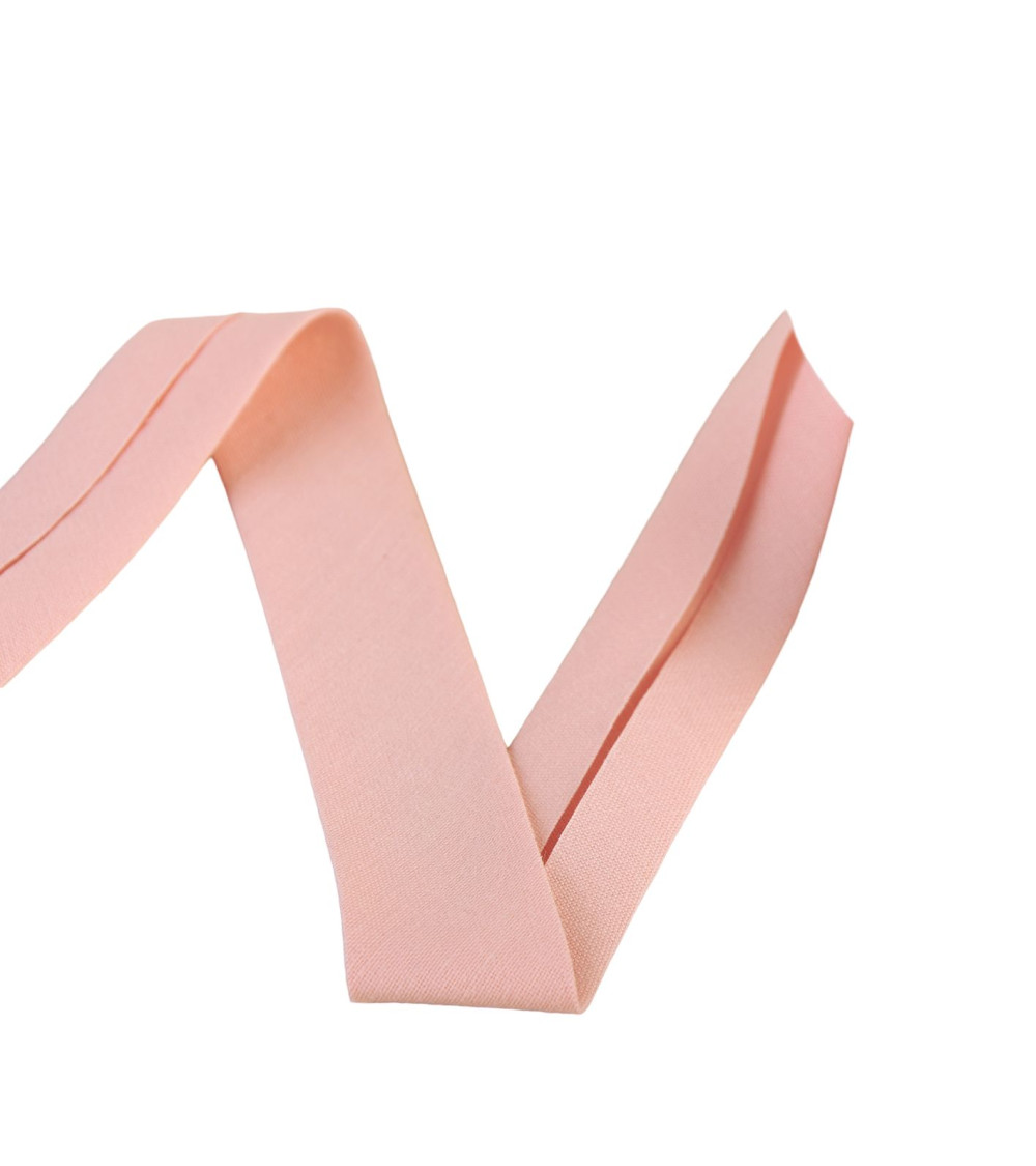 Reel bias organic fabric gots 25m fuchsia 20mm