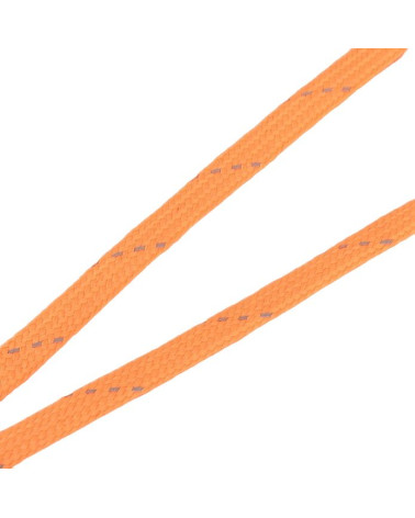 Reflective braid reel 25m fluorescent orange