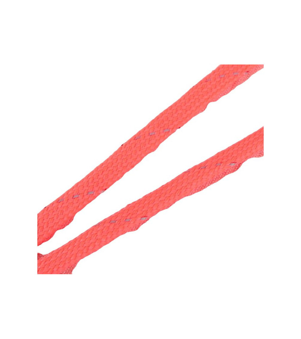 Bobina di treccia riflettente 25m rosa fluo arancio