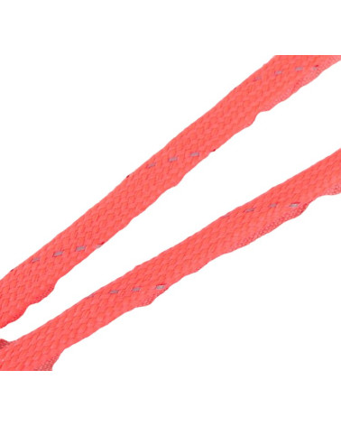 25m reflective braid spool, neon pink orange