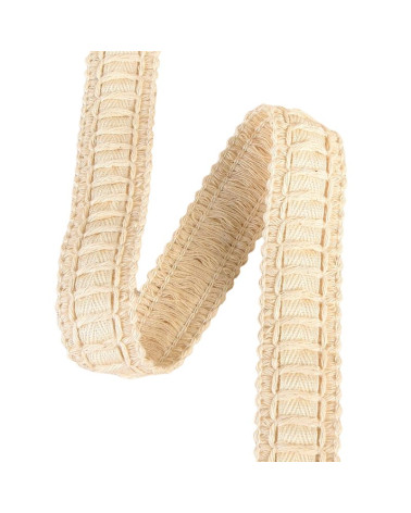 Bobina de trenza para cinta 15m crudo