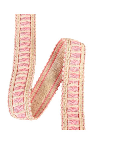 Spool of ribbon braid 15m raspberry