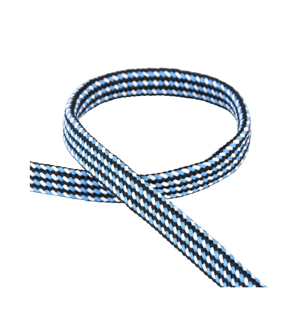 Bobina di treccia screziata da 25 m blu acciaio