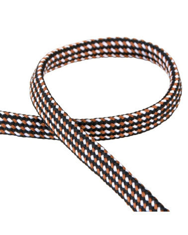 Spool of heathered braid 25m chocolate brown