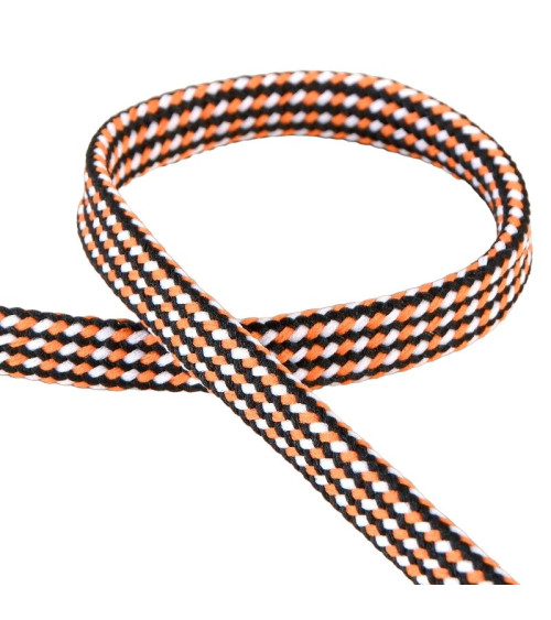 Bobine tresse chinée 25m orange 