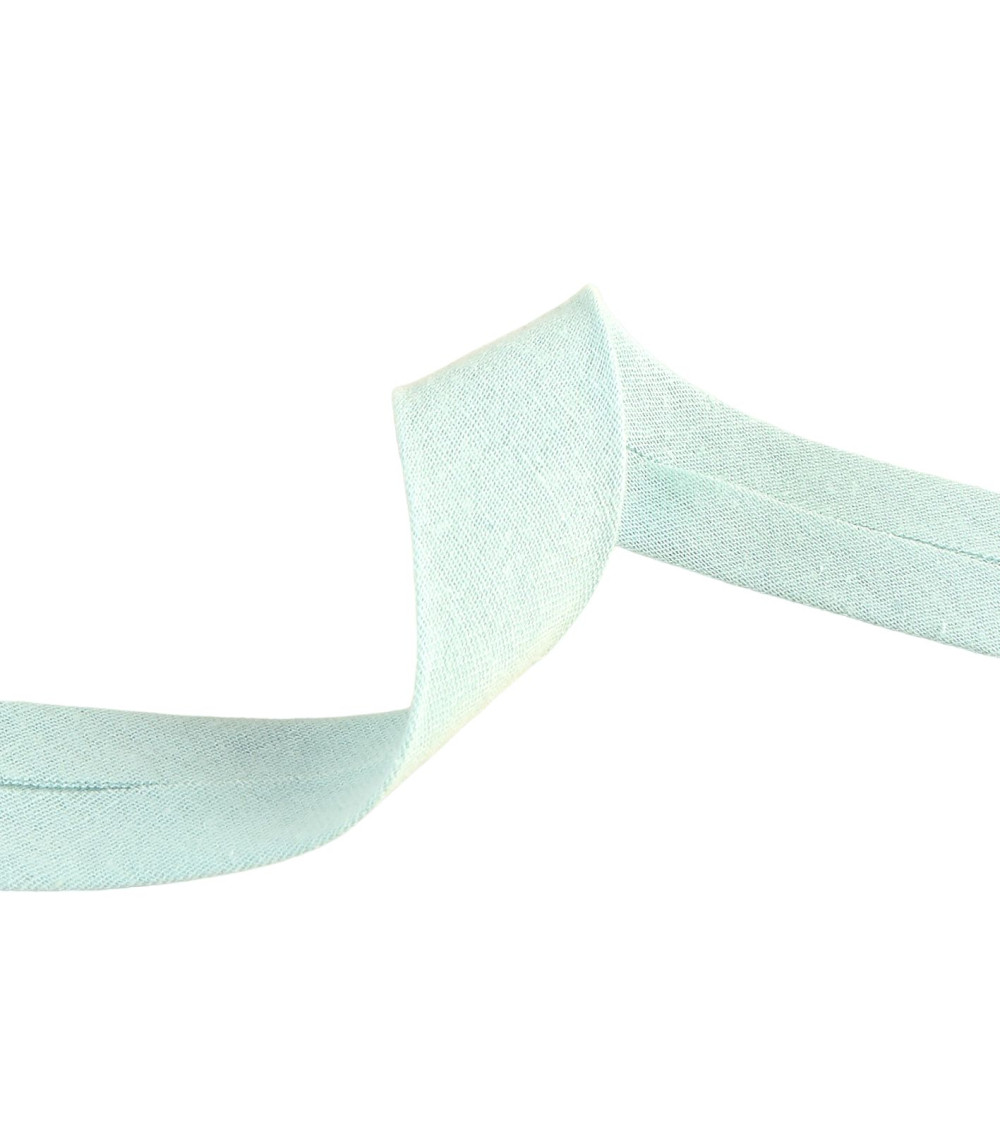 20m reel double gauze bias Green Nile 27mm