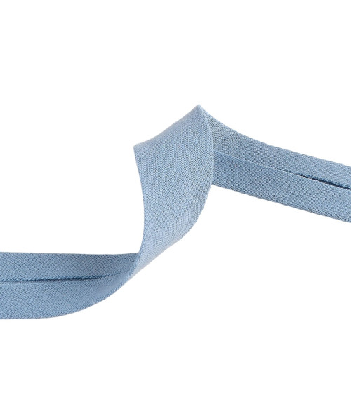 20m spool double gauze bias Lavender Blue 27mm