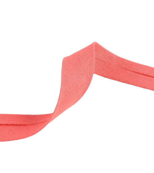 20m reel double gauze bias Salmon 27mm