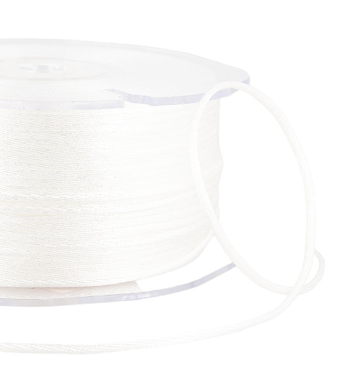 Bobine 100m queue de rat 2mm Blanc