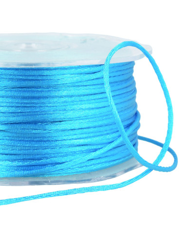 100m spool of rat tail 2mm Turquoise