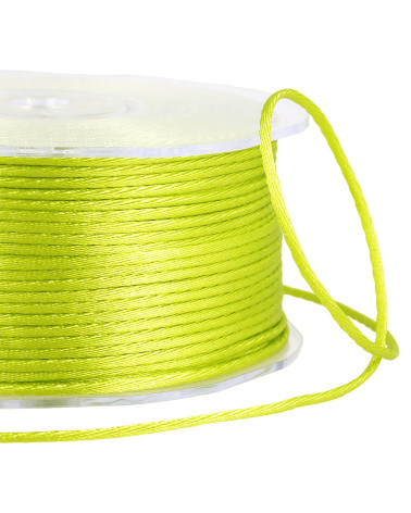 100m spool of rat tail 2mm Lime green