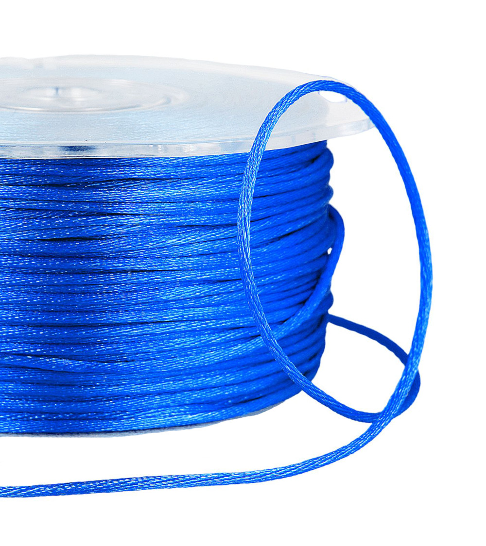 100m spool of rat tail 2mm Royal blue