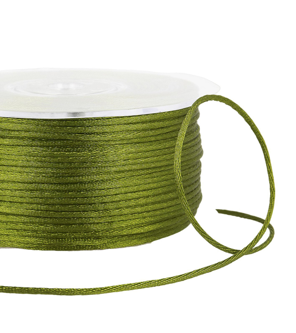 100m spool of rat tail 2mm Khaki