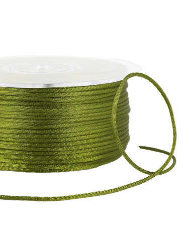 100m spool of rat tail 2mm Khaki