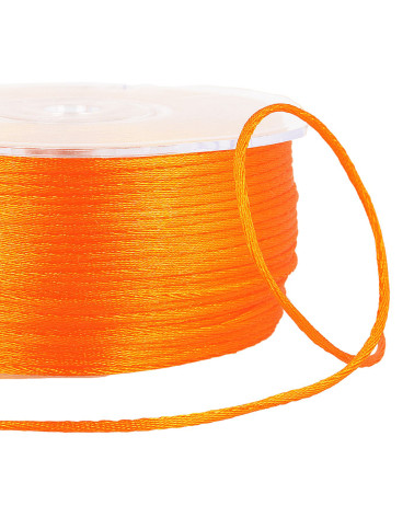 100 m Rolle Rattenschwanz 2 mm Orange