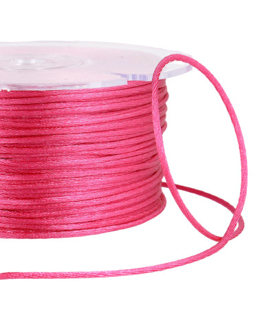 100m reel of rat tail 2mm neon pink