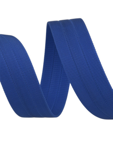 10m spool of grosgrain webbing Roy Blue 30mm