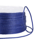Cordone di coda di topo 2 mm blu scuro al metro