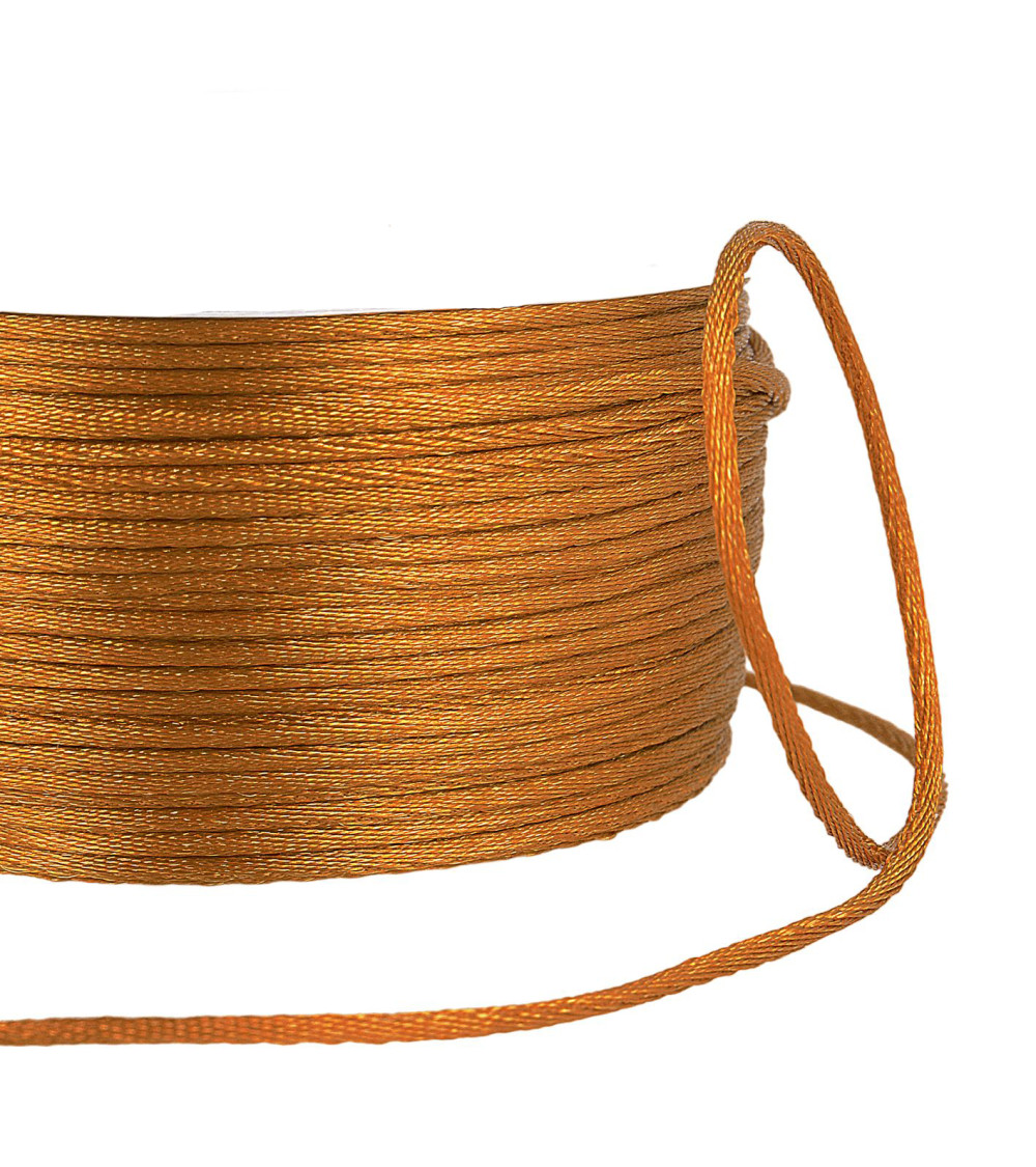 Rat tail cord 2mm mustard per meter