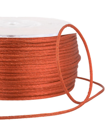 Rat tail cord 2mm rust per meter