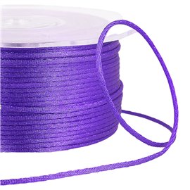 Cordon queue de rat 2mm violet au mètre
