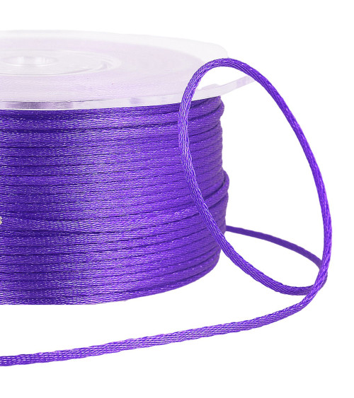Rat tail cord 2mm purple per meter