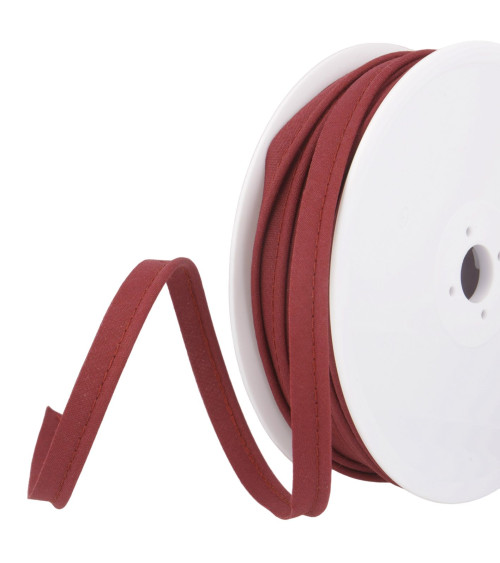 2 mm burgundy wick piping per meter