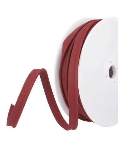 2 mm weinrote Dochtpaspel pro Meter