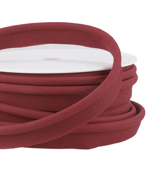 5mm burgundy wick piping per meter