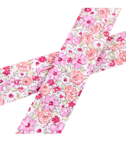 25m reel bias flowering Red 20mm