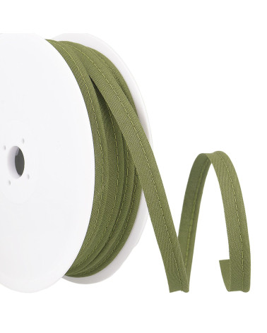 25m spool Piping wick 2mm khaki green