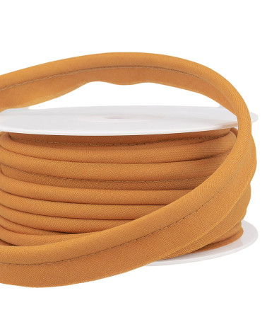 Bobine 15m passepoil mèche Moutarde 5mm