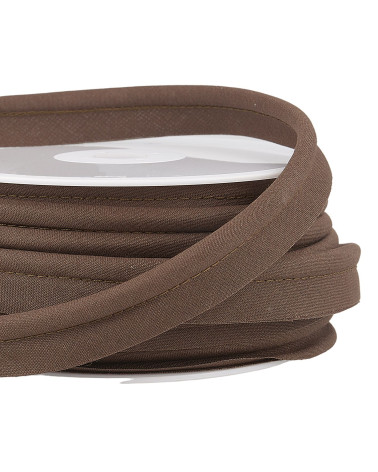 15-m-Spule mit dunkelbraunem Paspeldocht, 5 mm