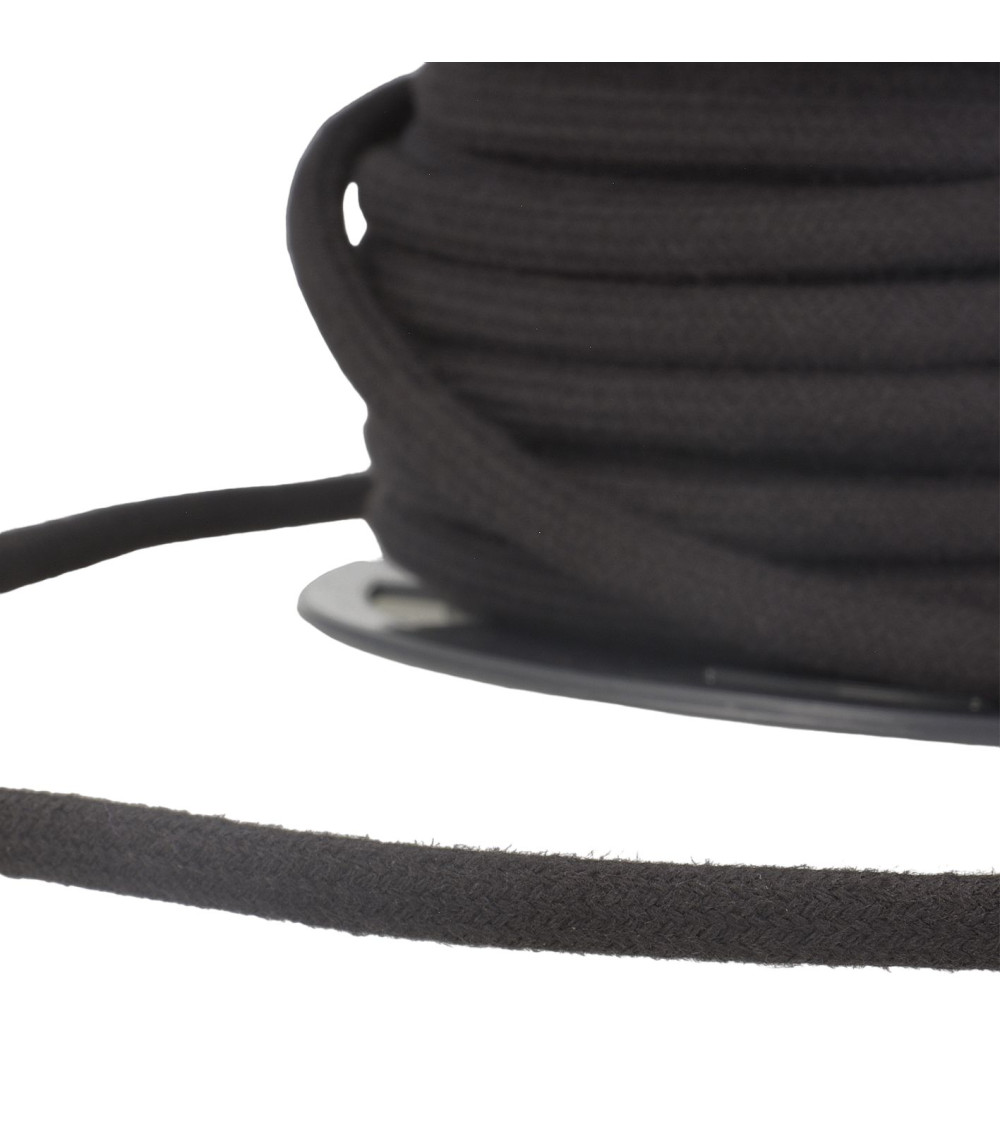 30m spool Black cotton cord 4mm