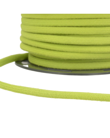 Bobina de 30m cordón de algodón verde anís 4mm